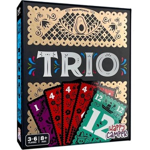 Happy Camper - Trio: CanHappy Camper Trio Card Game – Find Three of a Kind, 36-Card Set, 2–6 Players, Ages 8 and Up You Find Three of a Kind? - 1 of 4