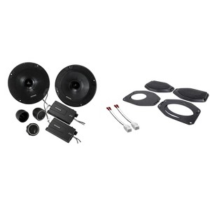 Kicker 46CSS654 6.5" CS-Series Component Speakers and Sound Bar Mounting Kit Compatible with Jeep JL (2018-2023) & JT (2020-2023) - 1 of 4