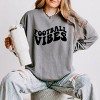 Simply Sage Market Retro Football Vibes Lightweight Garment Dyed Sweatshirt - 2 of 3