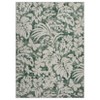Area Rugs: Washable Non-Slip Botanical Tropical Plants Carpet, Soft Low Pile Foldable Stain Resistant Rugs for Bedroom, Home - 3 of 4