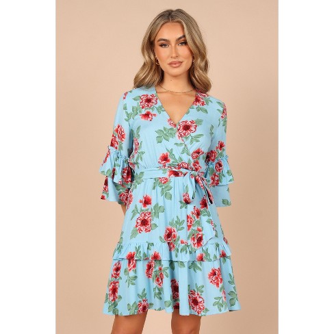 Petal And Pup Womens Cassatt Wrap Mini Dress : Target