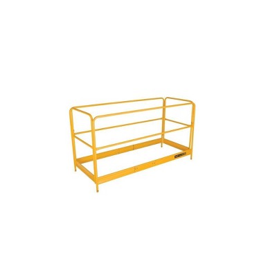 MetalTech 6 Foot Safety Guardrails System Accessory for Select Jobsite Series Baker Style Scaffolding