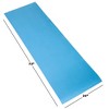 Extra Thick Yoga Mat 0.5" H – Durable Comfort Non-Slip Foam Workout Mat with Carrying Strap by Wakeman (Light Blue) - image 3 of 4