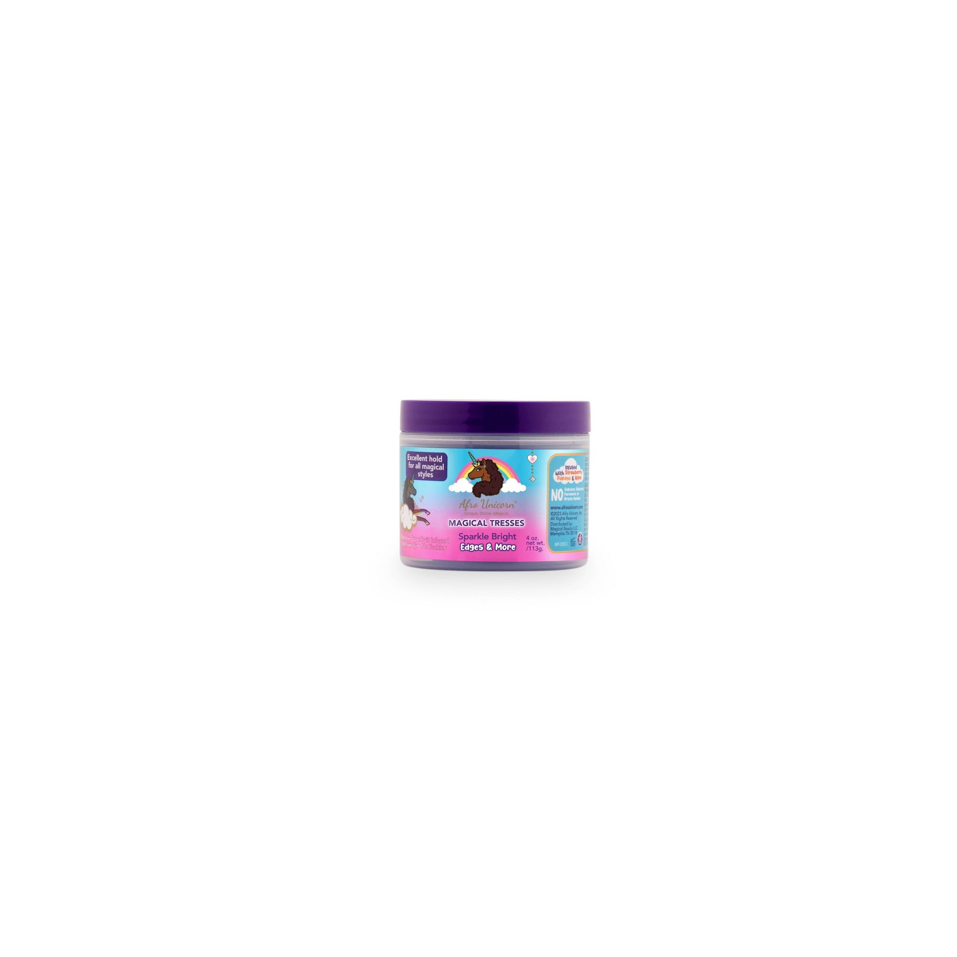 Afro Unicorn Sparkle Bright Edges & More Wax - 4oz