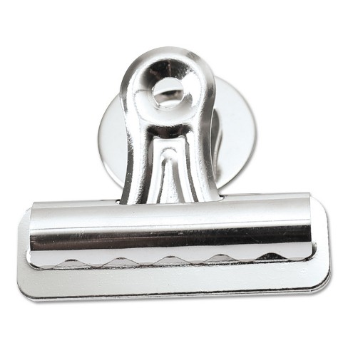 Universal Bulldog Magnetic Clips Steel 1/2 Capacity 2 1/4 Wide  Nickel-plated 12/pk 31261 : Target
