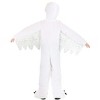 HalloweenCostumes.com Kid's Plush White Owl Costume | Kid's Costumes - 4 of 4