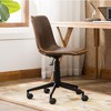 CAVINAS Faux Leather Office Chair, 360 Swivel Air Lift Office Chair, Home Office Desk Chairs, Desk Chair Comfy, Adjustable Swivel Office Chair - 3 of 4
