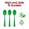 Smarty Had A Party Green Disposable Plastic Party Spoons - 600 pcs - 4 of 4