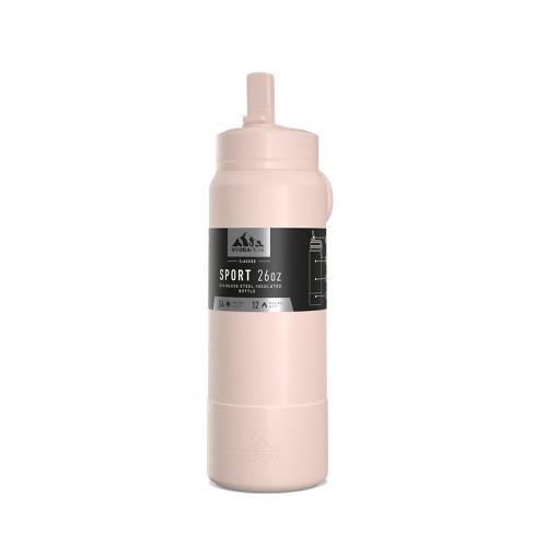 Hydrapeak 72oz Insulated Water Bottle with Chug Lid Black