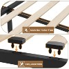 coucheta Bed Frame with 4 Drawers & Wingback Headboard, Built-in Charging Station Ports, Diamond Tufted Upholstered Platform, No Box Spring Needed - 4 of 4