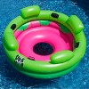 Swim Central 75" Bright Green and Pink Inflatable Shock Rocker Swimming Pool Float - 2 of 4