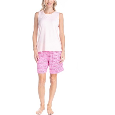 MUK LUKS Women's All Mixed Up 4 Piece Pajama Set