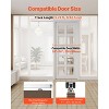 VEVOR Sliding Pocket Door Hardware Track Kit, 5.73 ft Heavy Duty Pocket Door Hardware Kit,for 24"-36" Wide Single Door,Black&Silver - 3 of 4