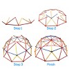 Vynxaria Children Climbing Frame, Universal Exercise Dome Climber, Monkey Bars, Play Center Outdoor Playground For Fun - 3 of 4