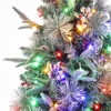 3ft Pre-Lit Artificial Christmas Tree with 78 Multicolor LED Lights, 8 Modes, Battery Operated, Green - 3 of 4