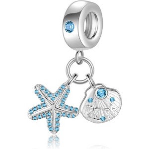 Sterling Silver Hummingbird Dragonfly Ladybug Charm Set, Dainty Jewelry Gift for Women for Bracelets and Necklaces - 1 of 4