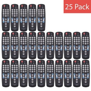Anderic RRHC100 2-Device Universal Remote Control for Hospitality TV Cable Satellite STB with EzWipe Surface and Learning - 1 of 4