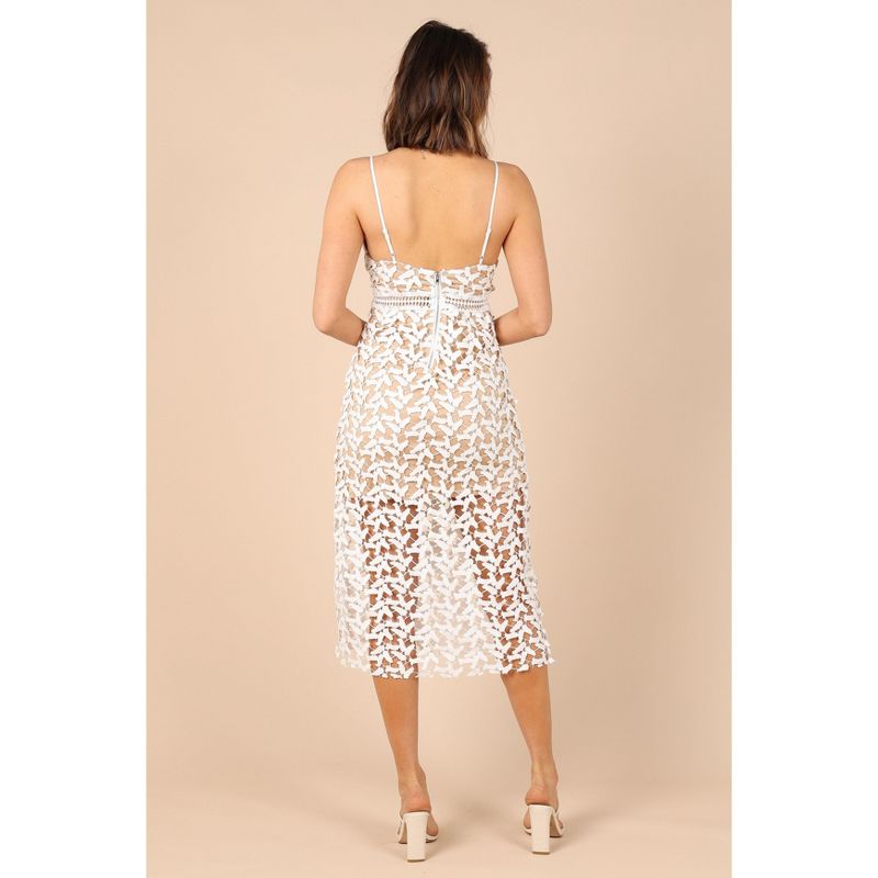 Petal and Pup Womens Franque Midi Lace Dress, 2 of 7