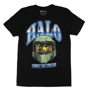 Halo Men's Master Chief Helmet Combat Has Evolved Adult Short Sleeve T-Shirt - 1 of 3