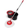 Effortless Deep Cleaning: 360° Spin Mop with High-Absorption Pads - Flexible Head Reaches Under Furniture, Machine Washable Heads - 2 of 4