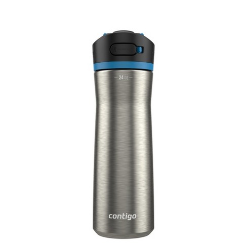 Contigo 24 Oz. Ashland Chill 2.0 Water Bottle - Stainless Steel/blue Poppy  : Target