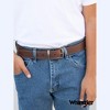 Wrangler Men’s Logo Leather Twist Reversible Casual Everyday Belt for Jeans, Khakis Black Brown - 3 of 4
