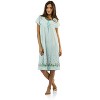 Casual Nights Women's Flowery Short Sleeve Nightgown - 4 of 4