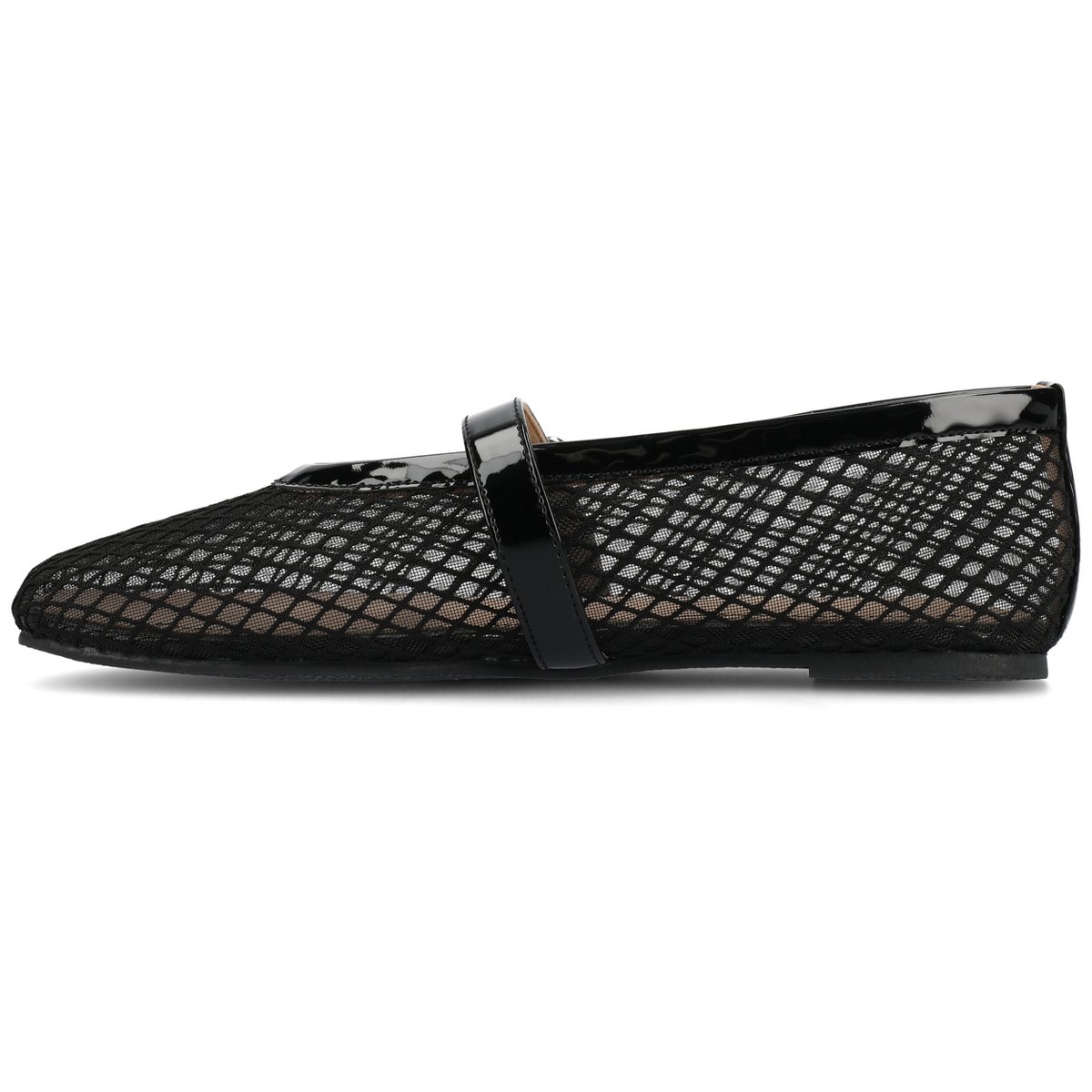 Женские платья Journee Collection Journee Women's Casha Mesh Dress Flats, Black 10 — фото 2