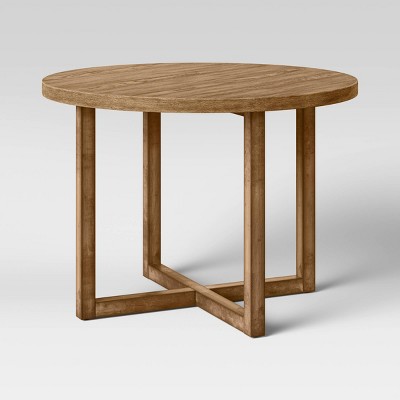 Extra Thin Round Wood Kitchen Table Leg 2