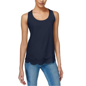 maison Jules Womens Tiered Cutout Knit Blouse - 1 of 1
