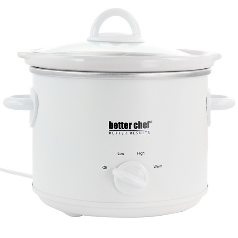 Crock-Pot 3 QT White Round Slow Cooker - Shop Cookers & Roasters