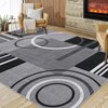 Geometric Abstract Washable Area Rug Living Room Rugs Non-Slip Soft Ultra-Thin Modern Throw Carpet Contemporary Stain Resistant Floor Carpet - 4 of 4