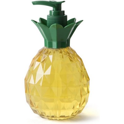 LunaLulinlk Pineapple Hand Soap Dispenser - Ocean Scented Liquid Soap - 12 oz