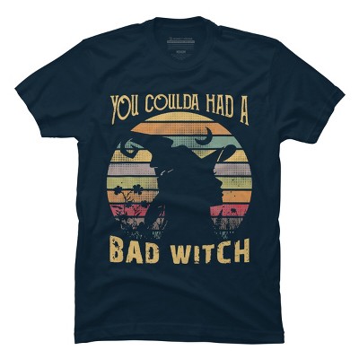 Men's Design By Humans Halloween Funny You Coulda Had Bad Witch By Ering T-Shirt