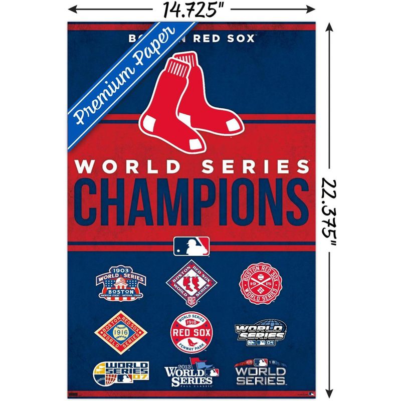 Trends International MLB Boston Red Sox - Champions 23 Unframed Wall Poster Prints, 3 of 7