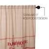 Sawyer Mill Red Farmhouse Living Shower Curtain 72x72  VHC Brands - 3 of 4