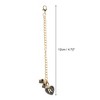 Unique Bargains Heart Bow Water Cup Pendant 1 Pc - 2 of 4