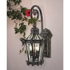 Minka Lavery Rustic Outdoor Wall Light Fixture Heritage Bronze Lantern 25 1/4" Beveled Glass Panels for Post Exterior Porch Patio - 3 of 3