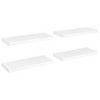 vidaXL Floating Wall Shelves 4 pcs White 23.6Inchx9.3Inchx1.5Inch MDF - 2 of 4