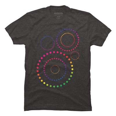 Adult Design By Humans Pride Inclusion Rainbow Circles By SpiritofWonderland T-Shirt