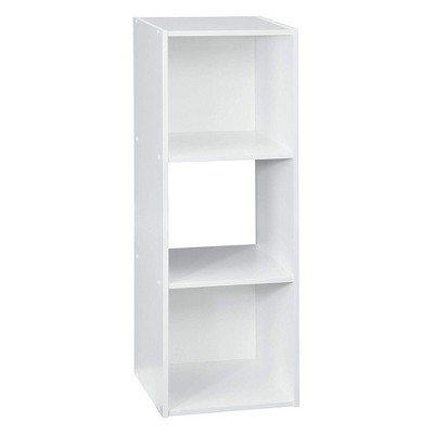 Closetmaid 102400 Decorative Home Stackable 3 Cube Cubeicals Organizer Storage in White with Hardware for Toys, Office, or Home