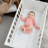 Muslin Fitted Bassinet Crib Sheet, Extra Soft 100% Muslin Cotton Bassinet Sheets by Comfy Cubs - 2 of 4