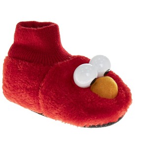 Sesame Street Kids Curious Elmo Dual Sizes Slippers. (Toddler/Little kids) - 1 of 4