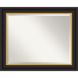Amanti Art Sierra Beveled Wood Framed Bathroom Vanity Wall Mirror - 1 of 4