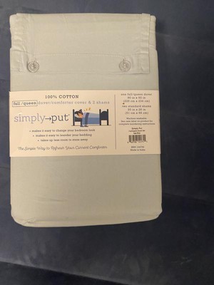 Garment Wash Duvet Set - Simply Put : Target