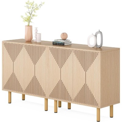 Tribesigns 59 inches Sideboard, Freestanding Storage Cabinet Set