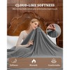 Heated Blanket King Size 90x100 Inch, Soft Flannel Electric Blankets w/ 4 Heating Levels & 10H Auto Shut Off, Washable for Bedroom Apartment, Grey - 2 of 4