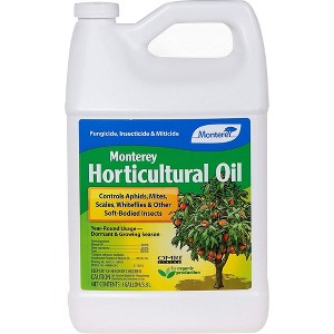 Monterey Horticultural Oil Controls Aphids, Fungicide, Miticide, and Insecticide, 1 Gallon - 1 of 3
