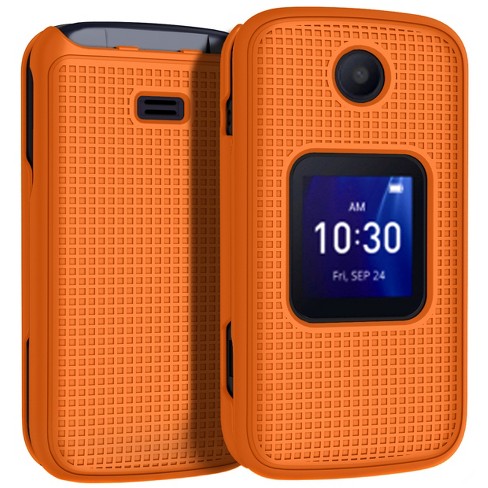Nakedcellphone Hard Case For Alcatel Go Flip 4, Tcl Flip Pro, Tcl Classic,  Tcl Flip Go - Orange : Target