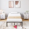 Jojoka Heavy Duty Metal Platform Bed Frame, 900 lbs Support, No Box Spring Needed, Quiet, Sturdy, Underbed Storage, Easy Assembly - 4 of 4